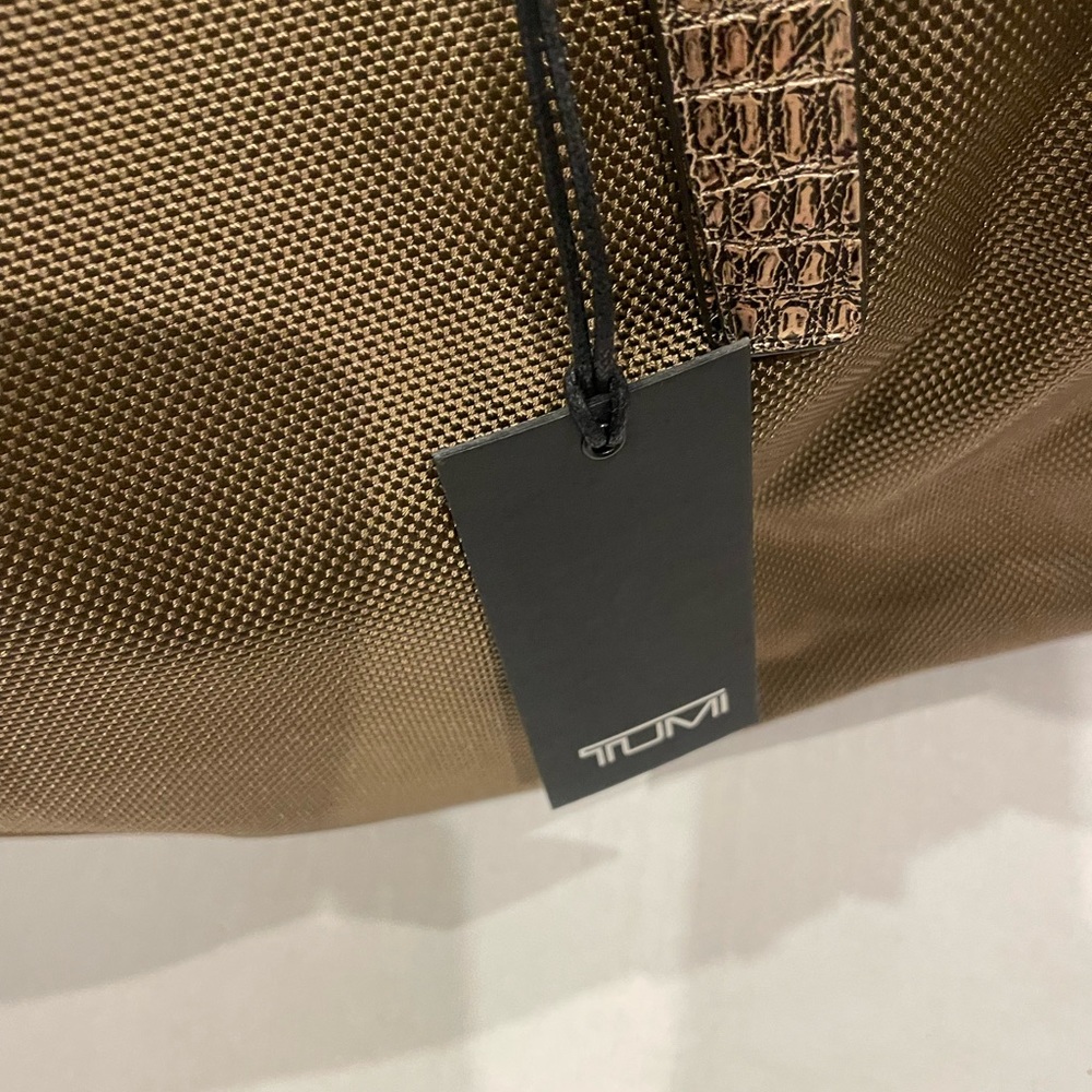 TUMI Carry More Ballistic Nylon and Leather Trim Bag NWT - Picture 12 of 16